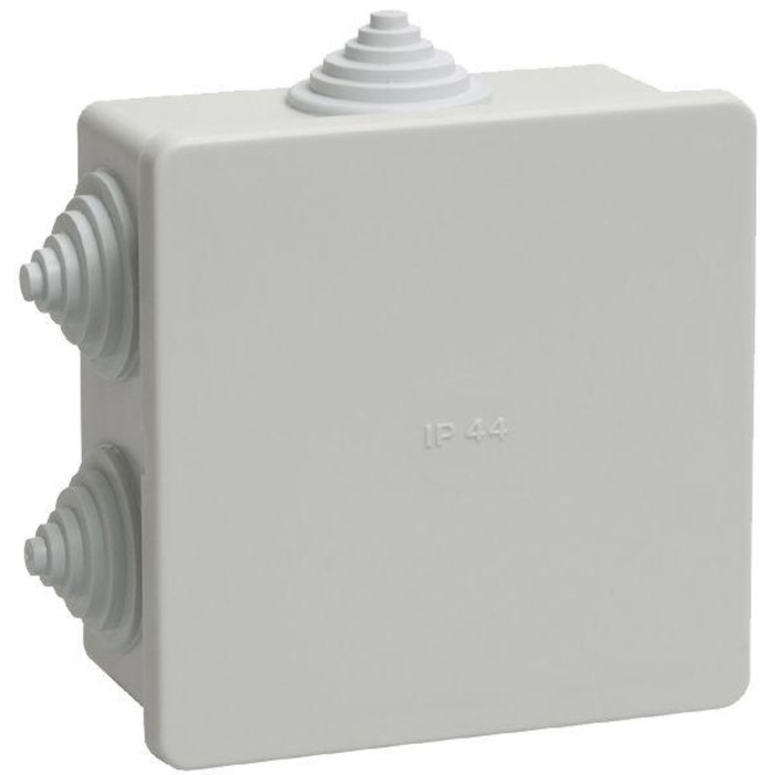 

Коробка распаечная ОП 85х85х40 IP44 KM41235 (6 каб.ввод.) IEK UKO11-085-085-040-K41-44