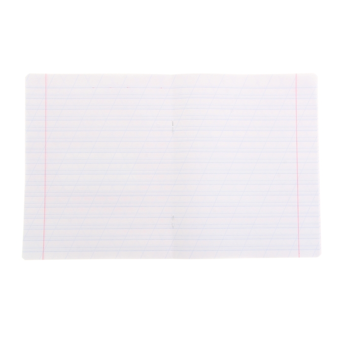 Тетрадь 12 листов косая линейка "Школьная. Розовая", обложка мелованный картон