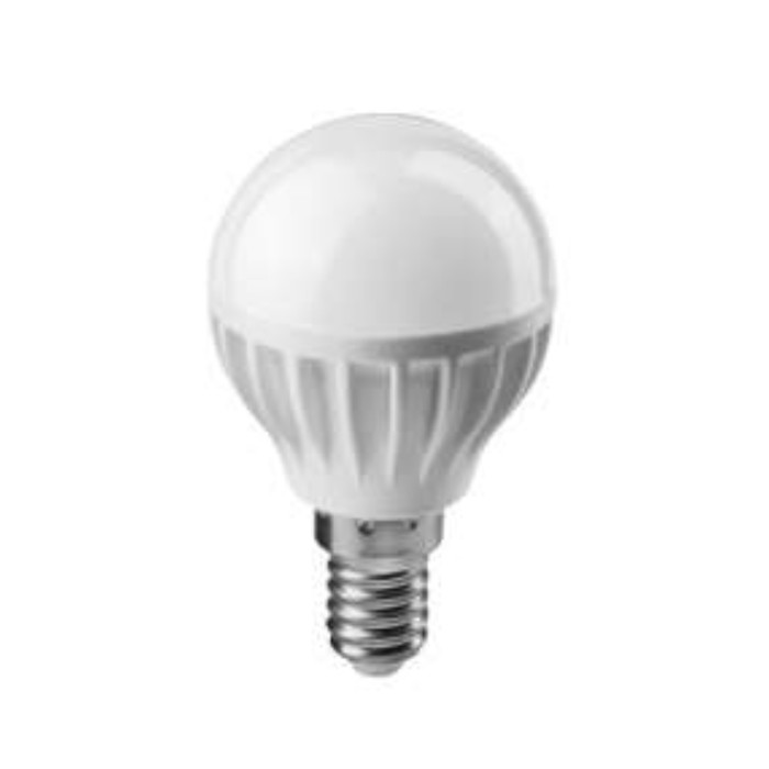 цена Лампа светодиодная 61 136 OLL-G45-6-230-6.5K-E14 6Вт ОНЛАЙТ 61136