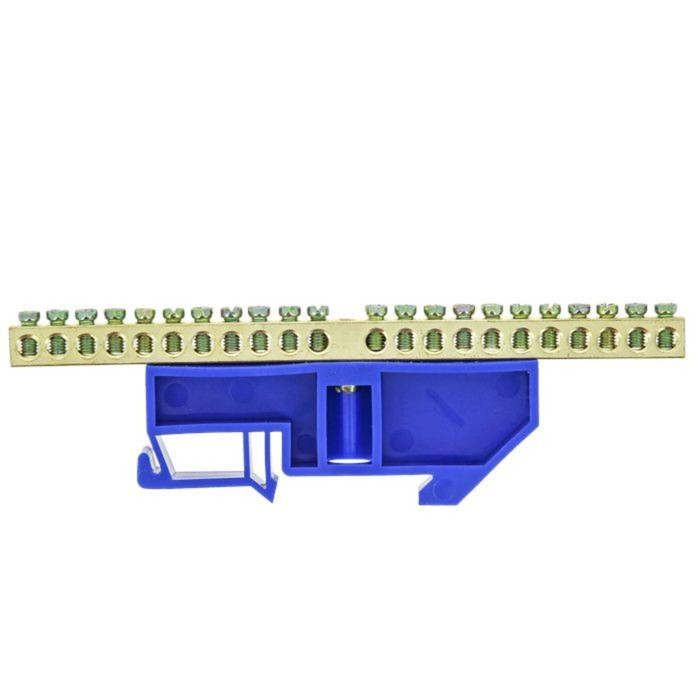 

Шина нулевая N 6х9 20 отвер. латунь син. изолятор на DIN-рейку PROxima EKF sn0-63-20-d