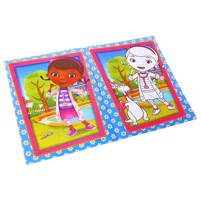 Наклейки и раскраски «Доктор Плюшева»