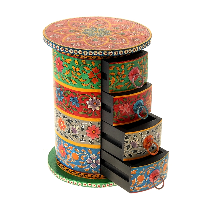 Шкатулка "Цветочные круги"