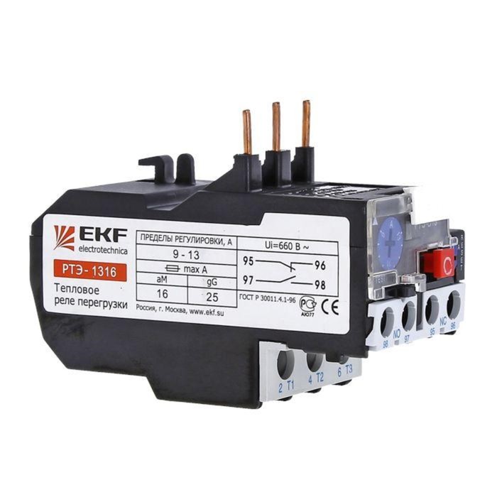 

Реле тепл. РТЭ 1321 12-18А EKF rel-1321-12-18