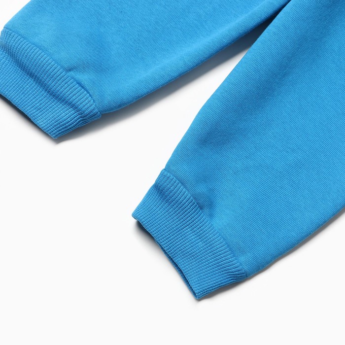 Костюм для мальчиков (толстовка, брюки), НАЧЁС, цвет синий, рост 98 см