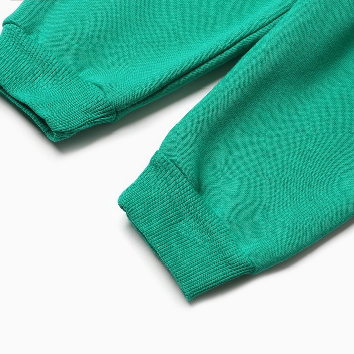 Костюм для мальчиков (толстовка, брюки), НАЧЁС, цвет зелёный, рост 92 см