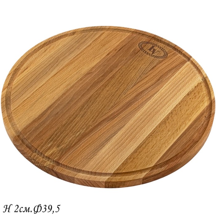 

Доска разделочная Lenardi, круглая, d=39.5 см