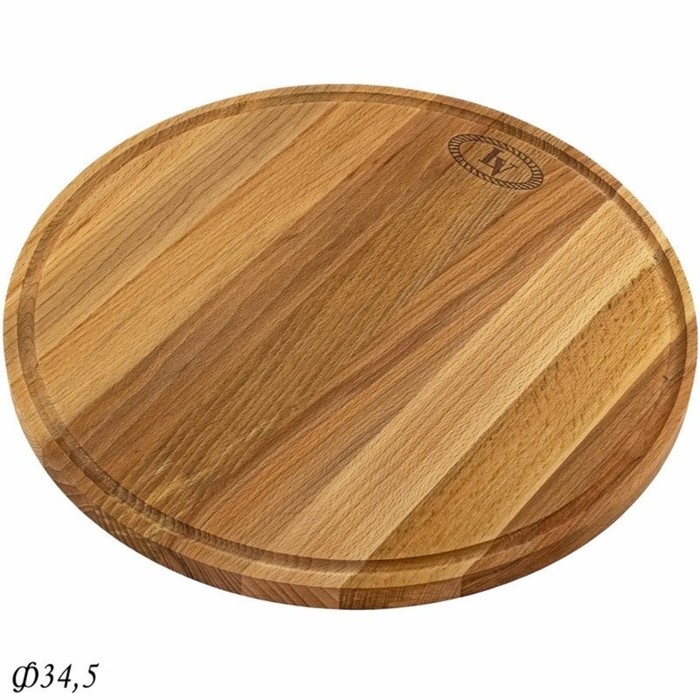 

Доска разделочная Lenardi, круглая, d=34.5 см