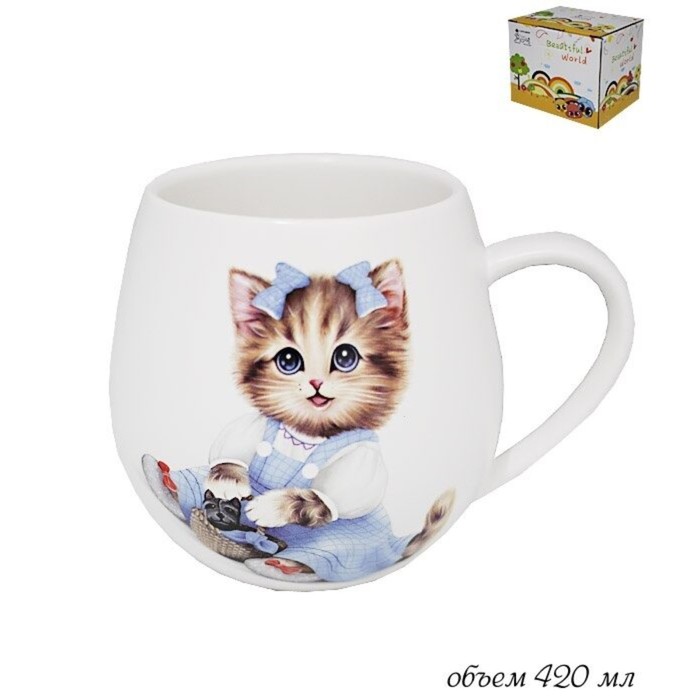 

Кружка 420 мл, Lenardi BW, фарфор