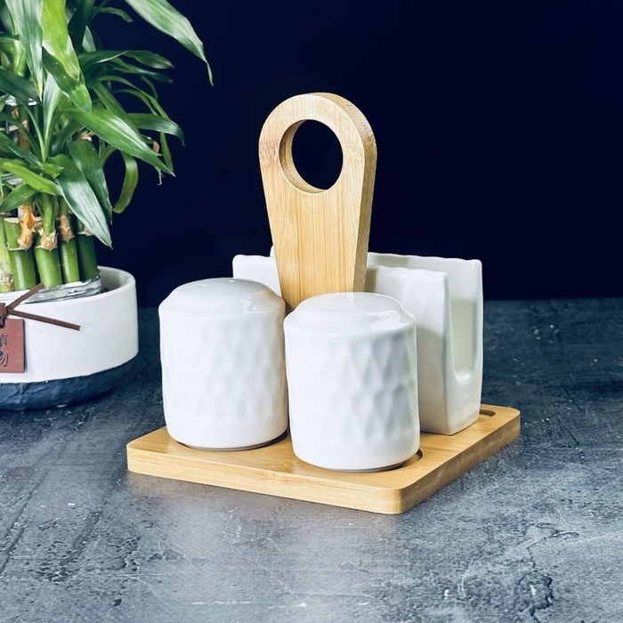 

Набор для выпечки Lenardi Bamboo, на подставке, 3 предмета