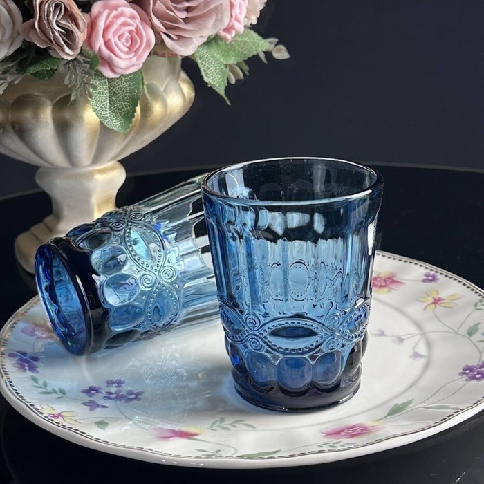 Набор стаканов Lenardi, 250 мл, 6 шт, цвет синий
