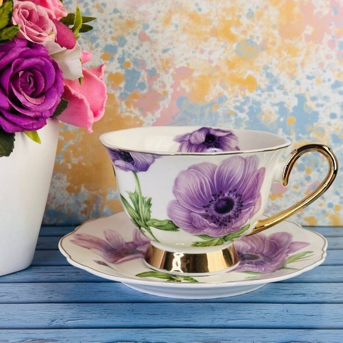 

Чайный набор 12 предметов 250 мл, фарфор