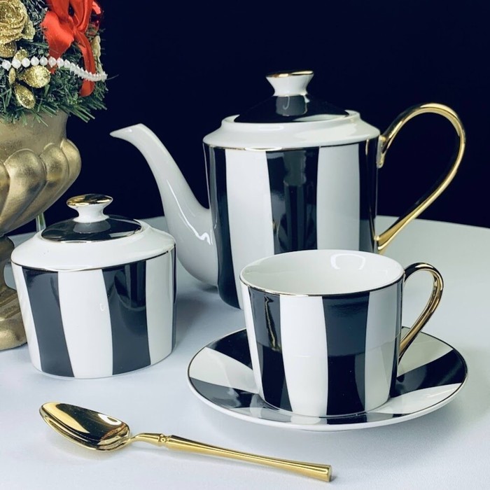 Чайный сервиз Lenardi «Жаклин», 15 предметов чайный сервиз 15 предметов lenardi доминика фарфор