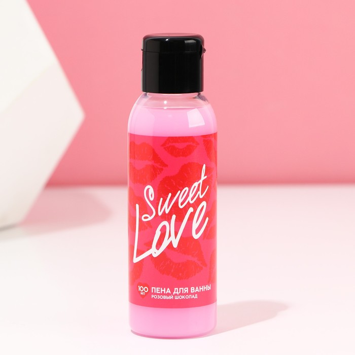 

Пена для ванны Sweet love, 100 мл, аромат розового шоколада, ЧИСТОЕ СЧАСТЬЕ