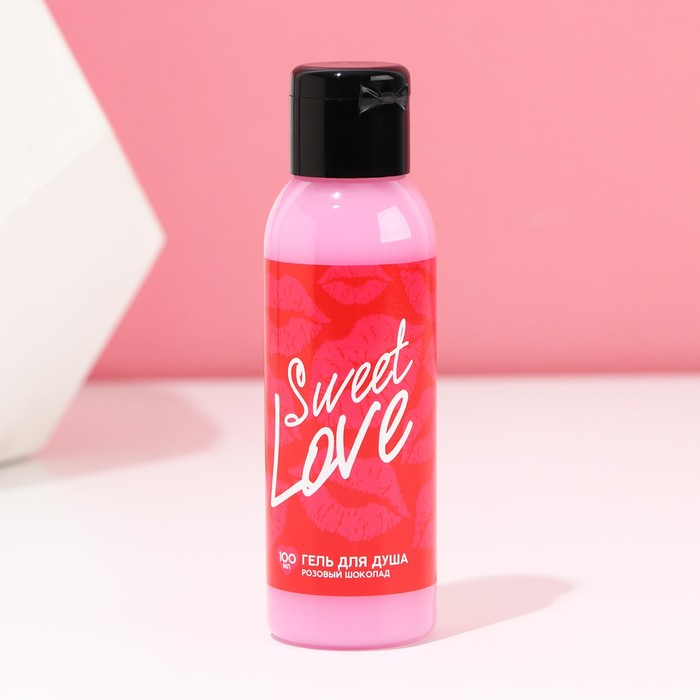 

Гель для душа Sweet love, 100 мл, аромат розового шоколада, ЧИСТОЕ СЧАСТЬЕ