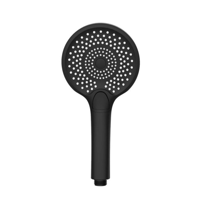 

Душевая лейка IDDIS Optima Home OPH12BPi18, 248х120х15 мм, чёрная матовая