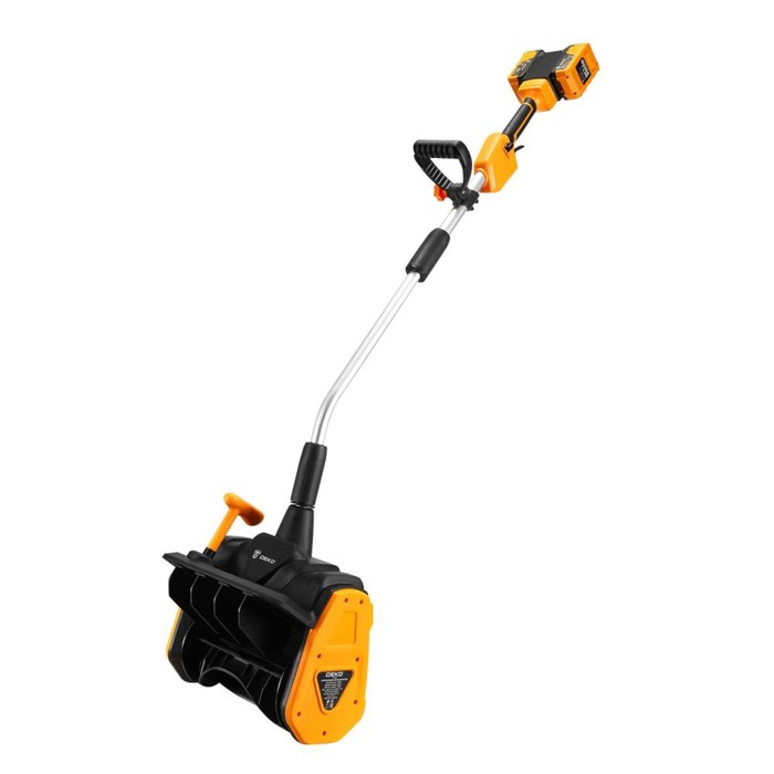 

Снегоуборщик аккумуляторный DEKO ST40V, 2х20 В, 2х4 Ач, Li-Ion, ширина/высота 34/15 см