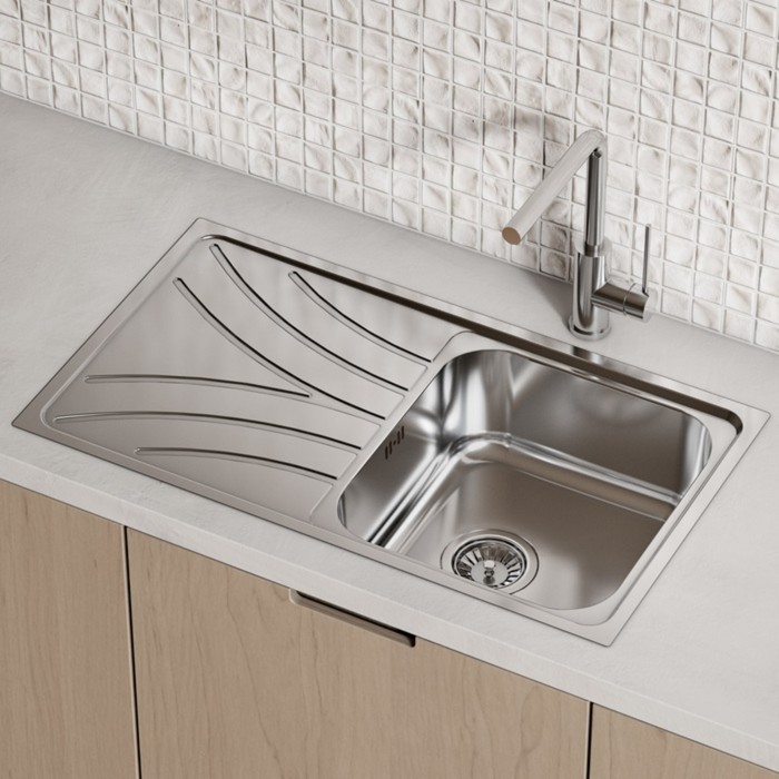 

Мойка для кухни IDDIS Arro S, 780х440 мм, врезная, полир., нержавеющая сталь