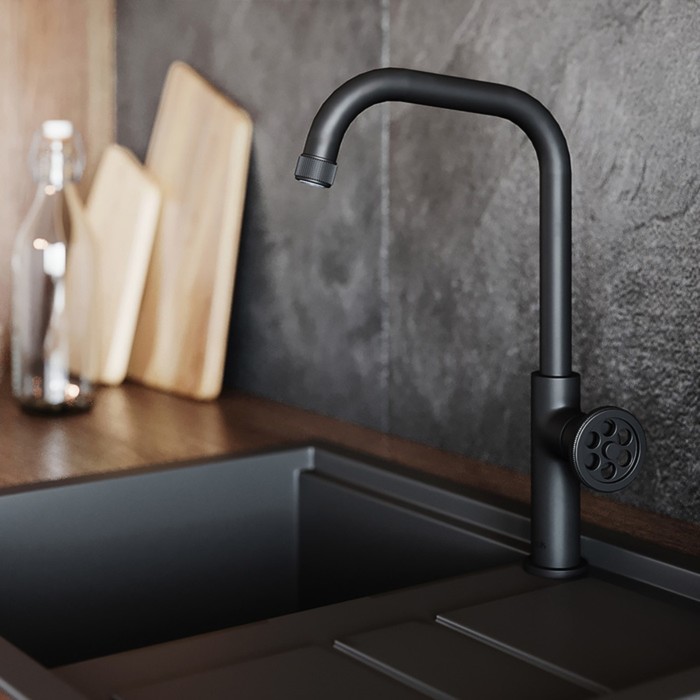 

Смеситель для кухни IDDIS Grange GRABL00i05, чёрный