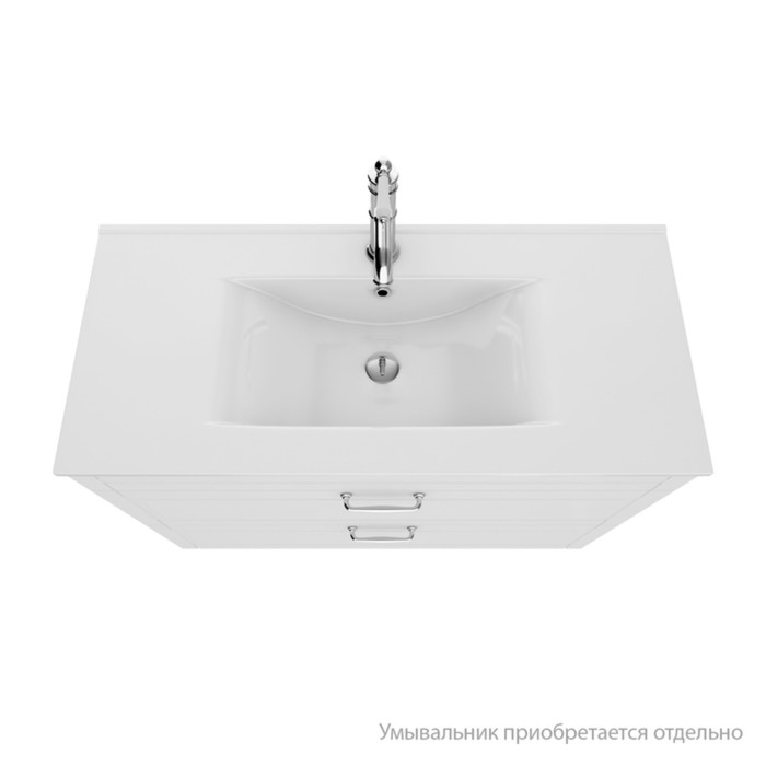 

Тумба напольная IDDIS Oxford OXF10W1i95, 100 см, белая