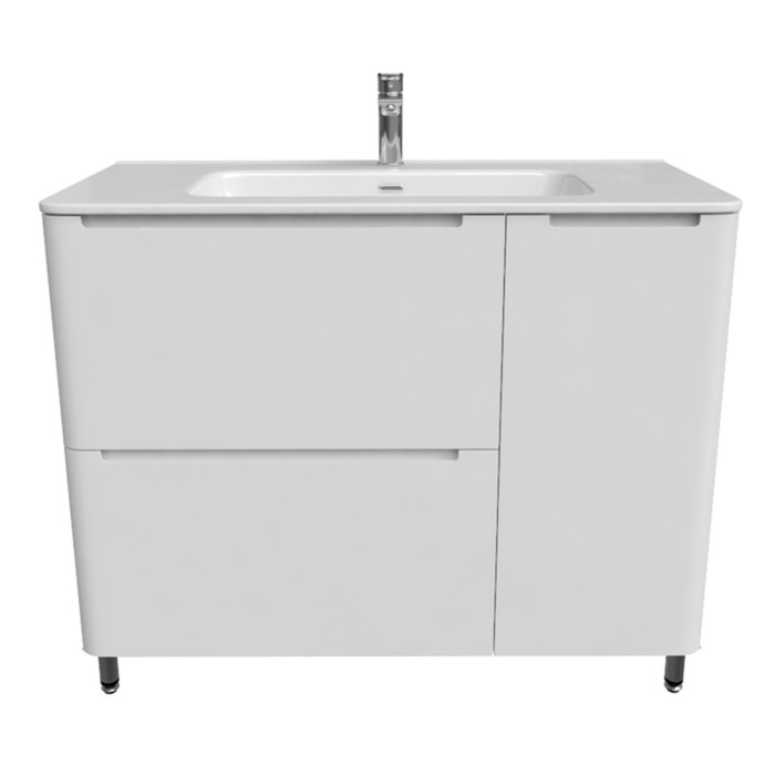 

Тумба напольная с раковиной IDDIS Edifice EDI10WFi95K, 100см, белая