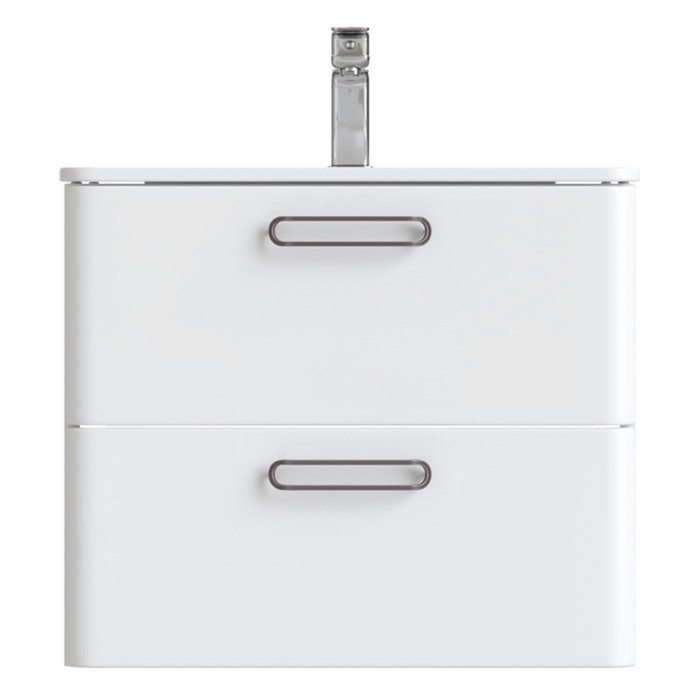 

Тумба подвесная с раковиной IDDIS Brick BRI60W0i95K, 60 см, белая