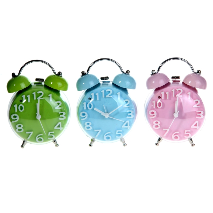 Будильник "Объем", цвета МИКС