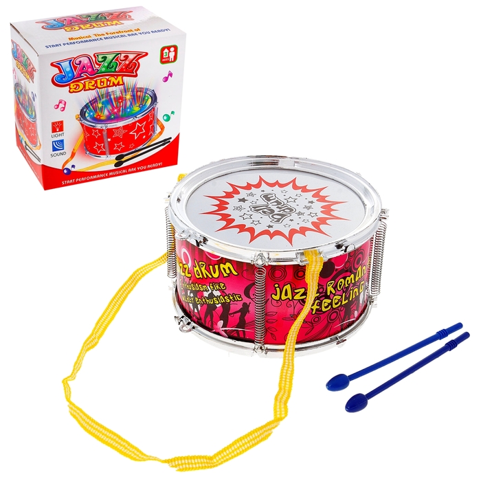 Барабан "Музыкальный взрыв", свет, звук, на бат.