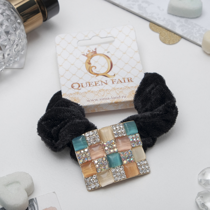 Резинка для волос "Онтарио", квадратик, микс