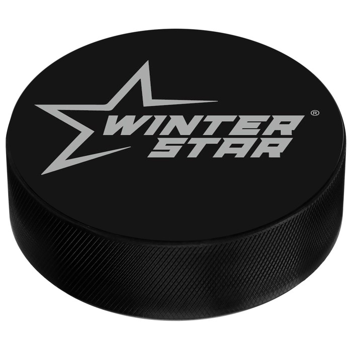 Шайба хоккейная Winter Star, детская, d=6 см шайба хоккейная детская хоккей d 6 см h 2 см 86 г