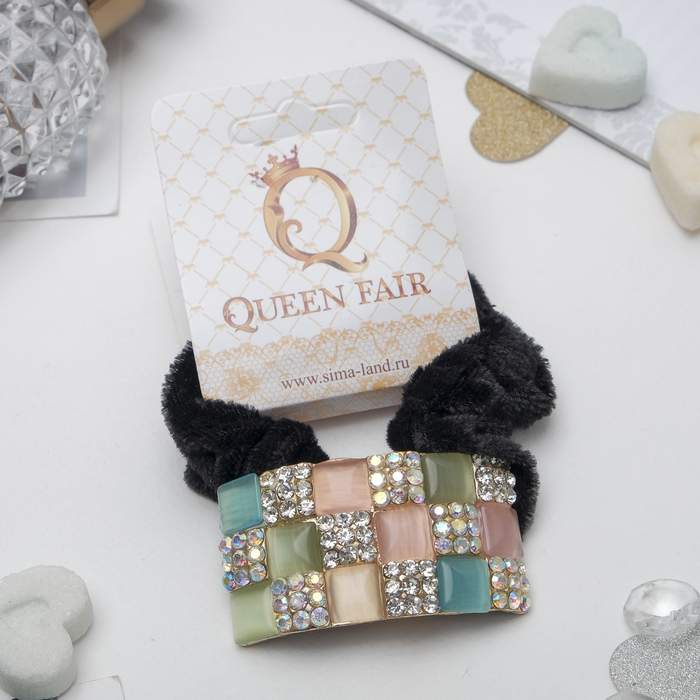 Резинка для волос "Онтарио", прямоугольник, микс