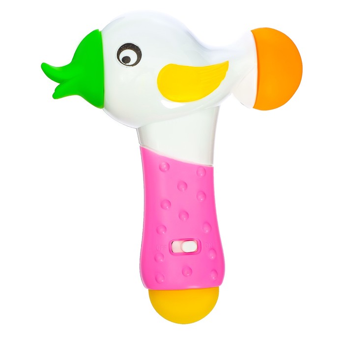 Музыкальный молоточек «Птичка», световые и звуковые эффекты, МИКС