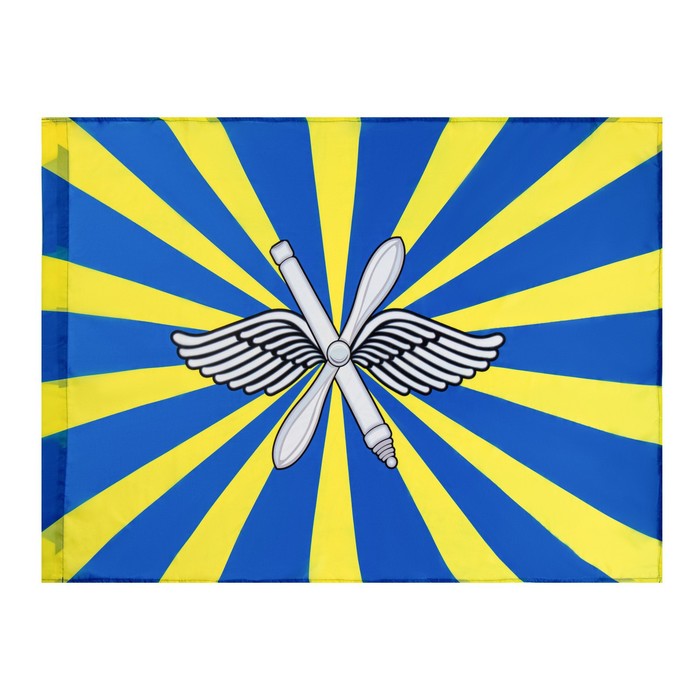 Флаг ВВС России, 90 х 135 см, полиэфирный шёлк, без древка флаг росгвардия 90 х 135 см полиэфирный шёлк без древка