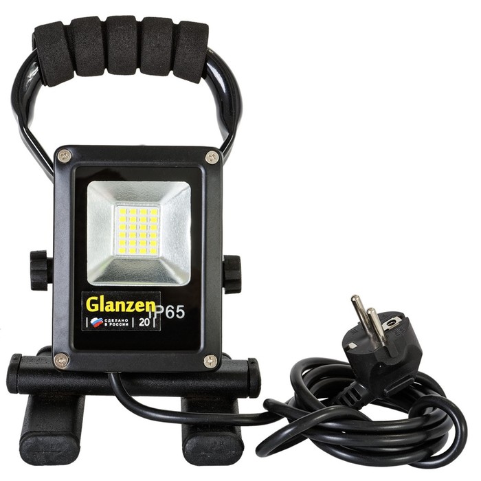 

Светодиодный прожектор переносной GLANZEN FAD-0014-20 (20 Вт, 6500К)