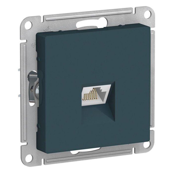 

Розетка компьютерная AtlasDesign RJ45 кат.5E механизм изумруд SE ATN000883