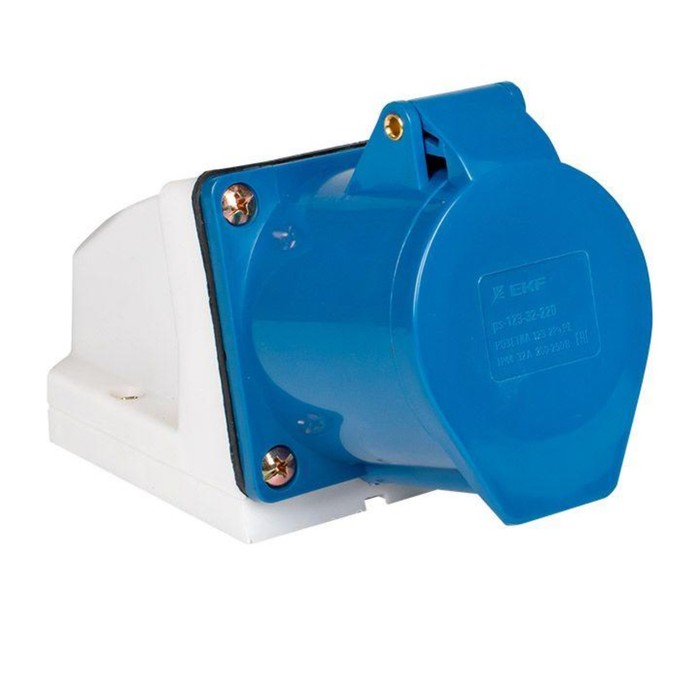 

Розетка наружн. уст. 32А 220В 2P+РЕ IP44 (123) EKF ps-123-32-220