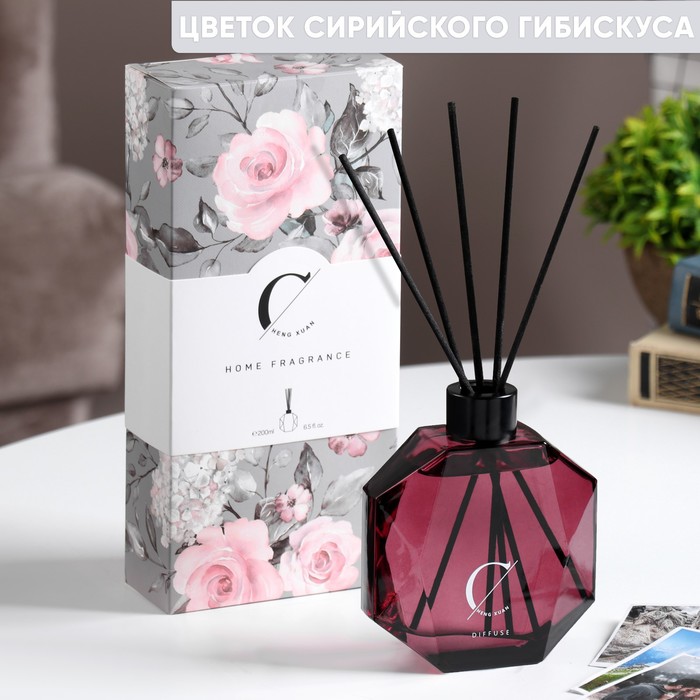 Диффузор ароматический Home Fragrance, цветок сирийского гибискуса, 200 мл