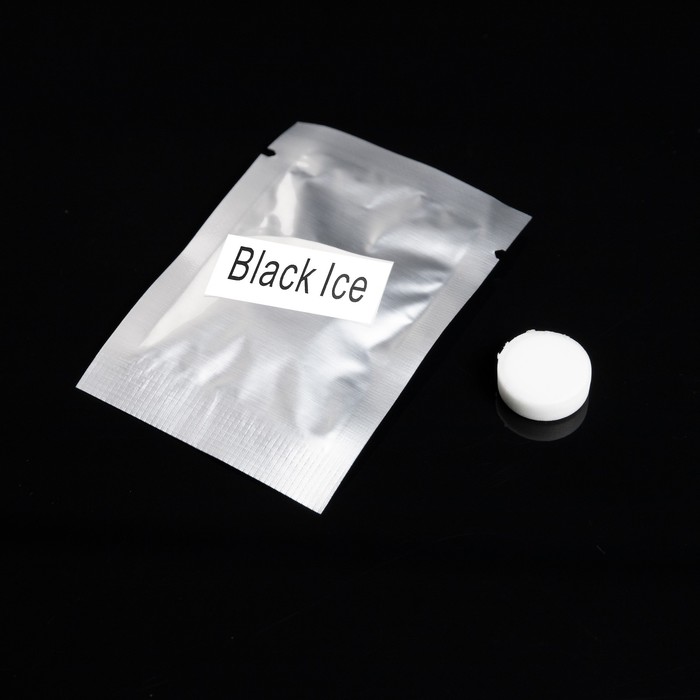 Сменный вкладыш ароматизированный, черный лёд, 7×16 мм