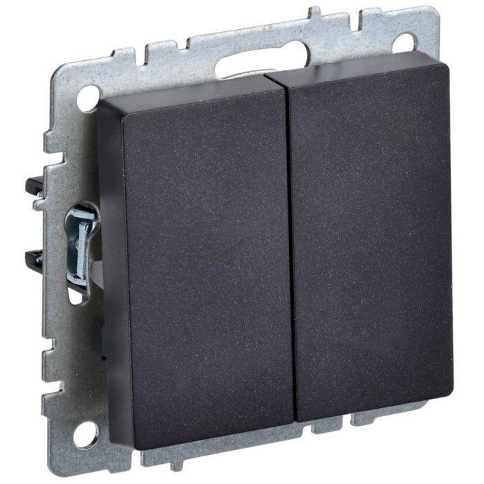 

Выключатель проходной 2-кл. СП BRITE ВС10-2-6-БрЧ 10А черн. IEK BR-V22-0-10-K02