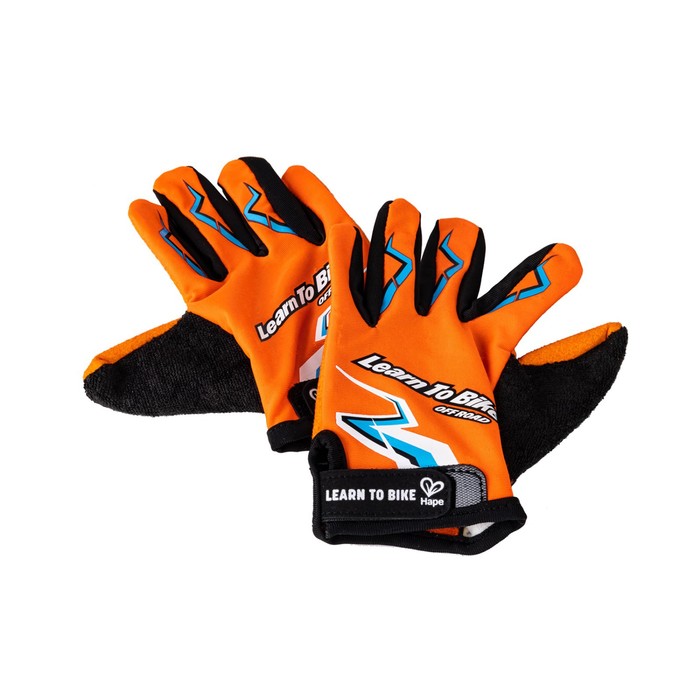 Перчатки спортивные детские Hape, размер S, цвет оранжевый с чёрным перчатки спортивные детские hape размер m цвет оранжевый с чёрным