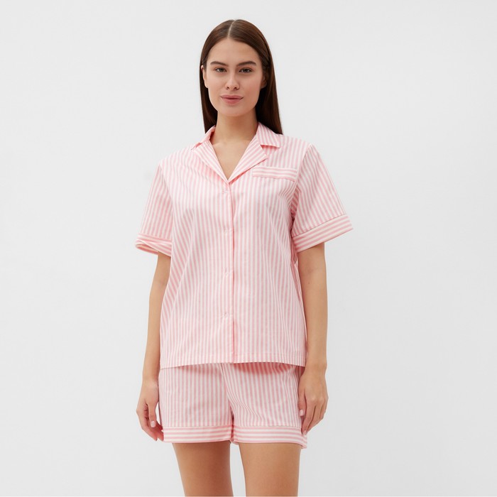 

Пижама (рубашка, шорты) женская KAFTAN "Beautiful", р. 52-54,розовый