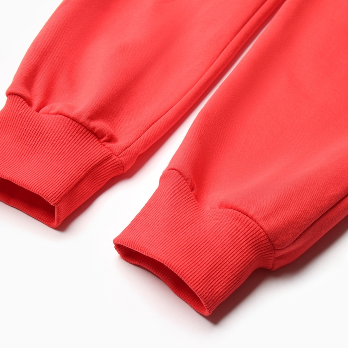 Комплект для девочки (толстовка, брюки) НАЧЕС, цвет красный, рост 146 см