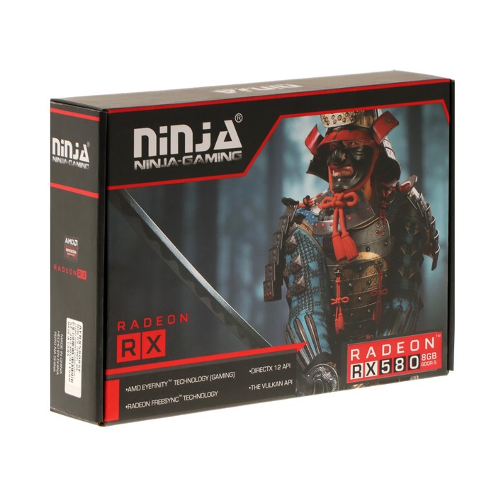 Видеокарта Ninja RX580, 8Гб, 256bit, GDDR5, HDMI, DP, HDCP видеокарта amd rx 580 8 гб rx580 gddr5