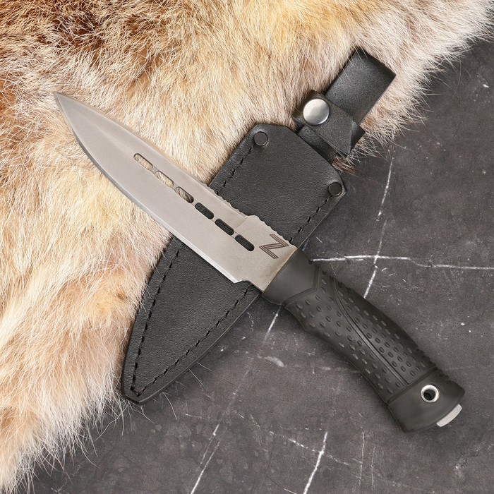 Нож кавказский Юг сталь - 65Х13, рукоять - эластрон нож кавказский коса с ножнами сталь х12 рукоять бук