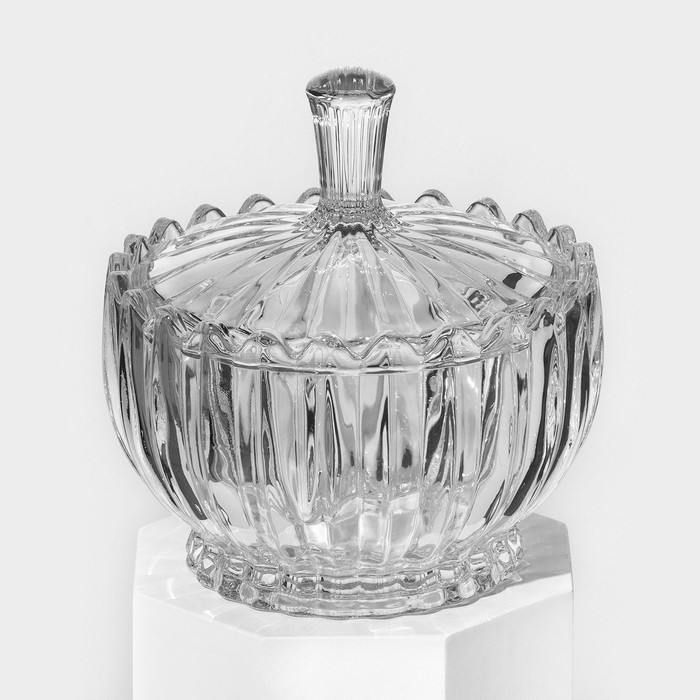 

Конфетница, стеклянная, d=15 см, h=16 см