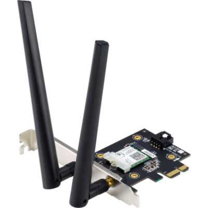 

Сетевой адаптер WiFi + Bluetooth Asus PCE-AX3000 AX3000 PCI Express (ант.внеш.съем) 2ант.