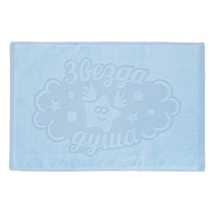 Полотенце для ног "Collorista" Звезда душа 40*60 см, 100% хлопок, 550 г/м2