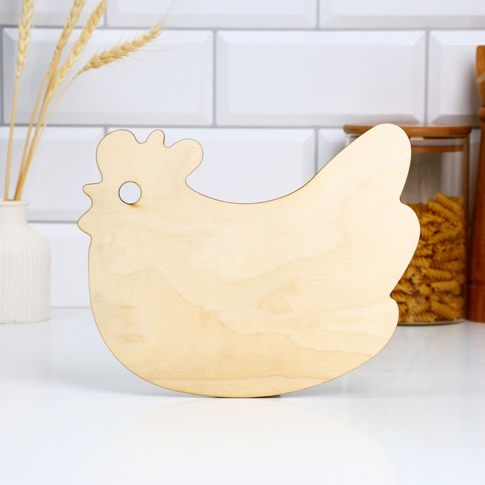 Доска разделочная деревянная «Курица»