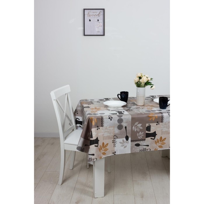 

Клеёнка Camelia 140 см, рисунок лунго, рулон 20 п.м.