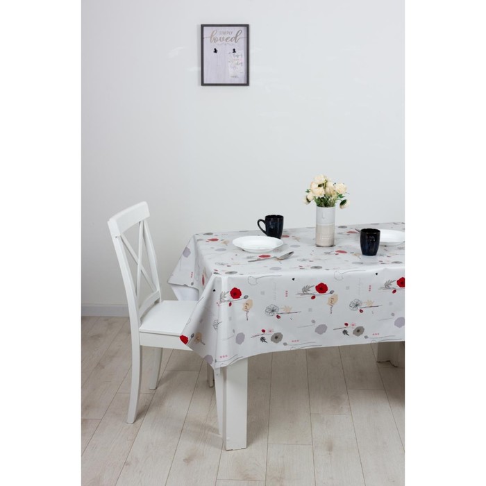 

Клеёнка Camelia 140 см, рисунок россо, рулон 20 п.м.