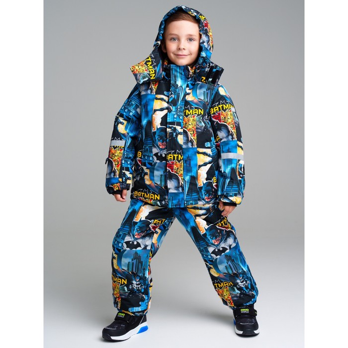 Комплект для мальчика: куртка, полукомбинезон, рост 110 см